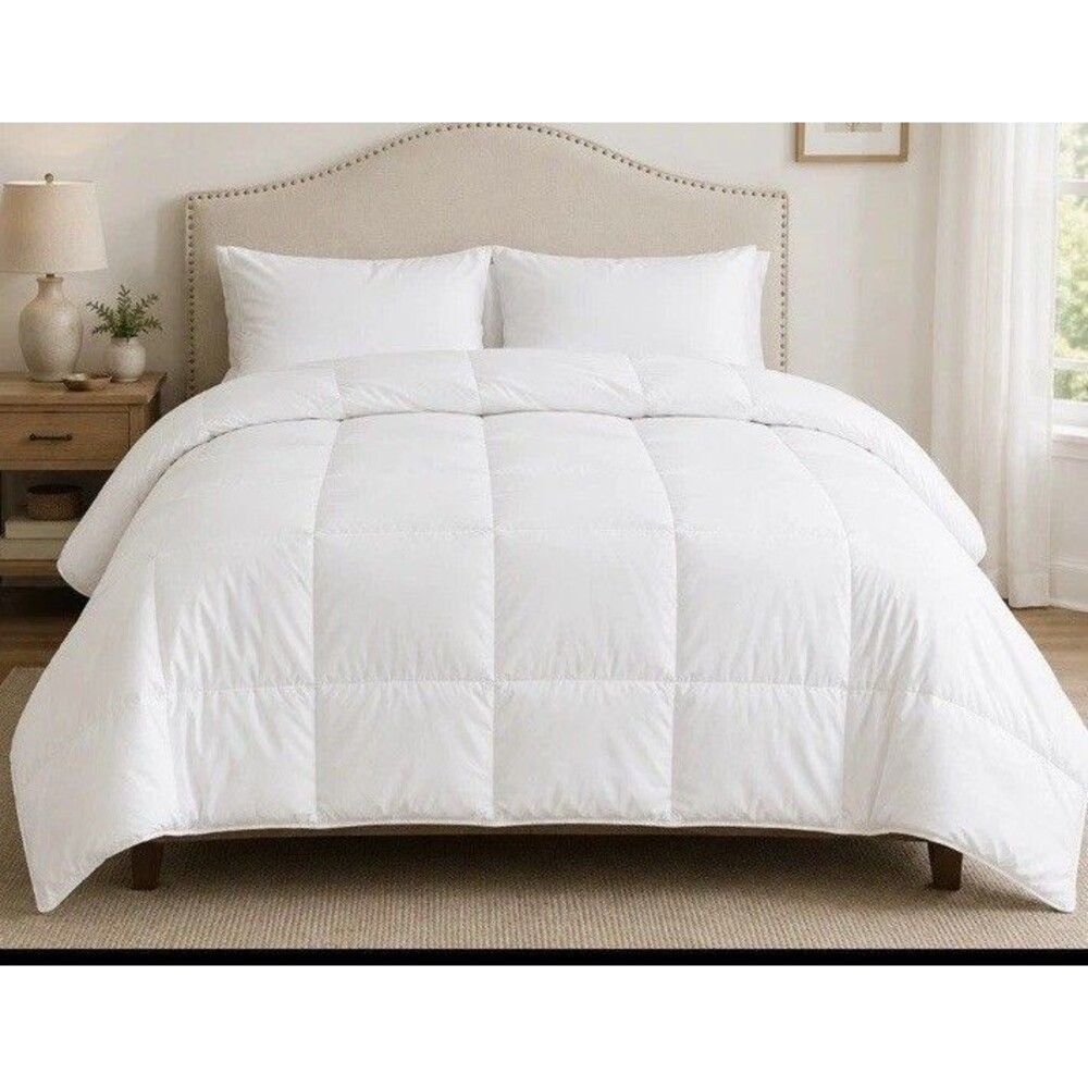 Utopia Bedding Queen Comforter White 88x88 Microfiber All Season